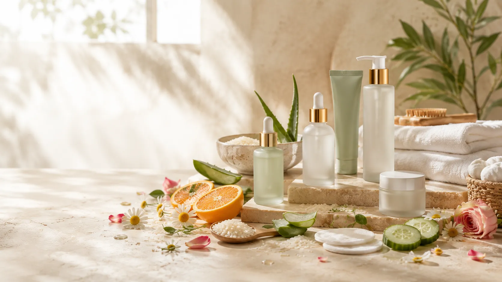 Comparison of skin types for choosing organic skincare products