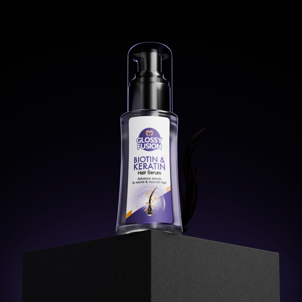 Mahiorganics Biotin & Keratin Hair Serum for nourishing and strengthening hair