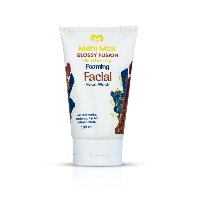 Mahiorganics Whitening Foaming Facial Face Wash with multi vitamins, fruit extracts, kojic acid, and licorice