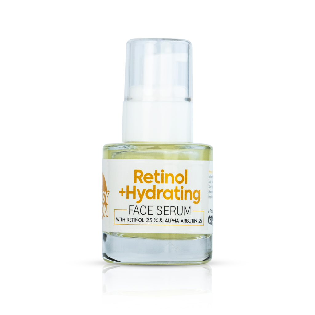 Mahiorganics Retinol + Hydrating Face Serum with 2.5% retinol & 2% alpha arbutin
