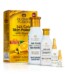 Glossy Fusion 24K Gold Skin Polisher 4 in 1 skincare kit with Vitamin C for glow, whitening, and smooth skin