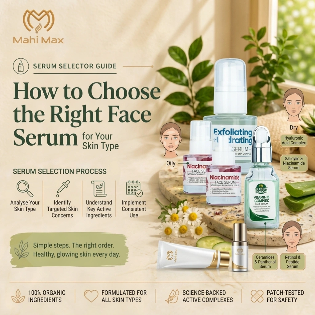Featured Image for Blog: How to Choose the Right Face Serum for Your Skin Type