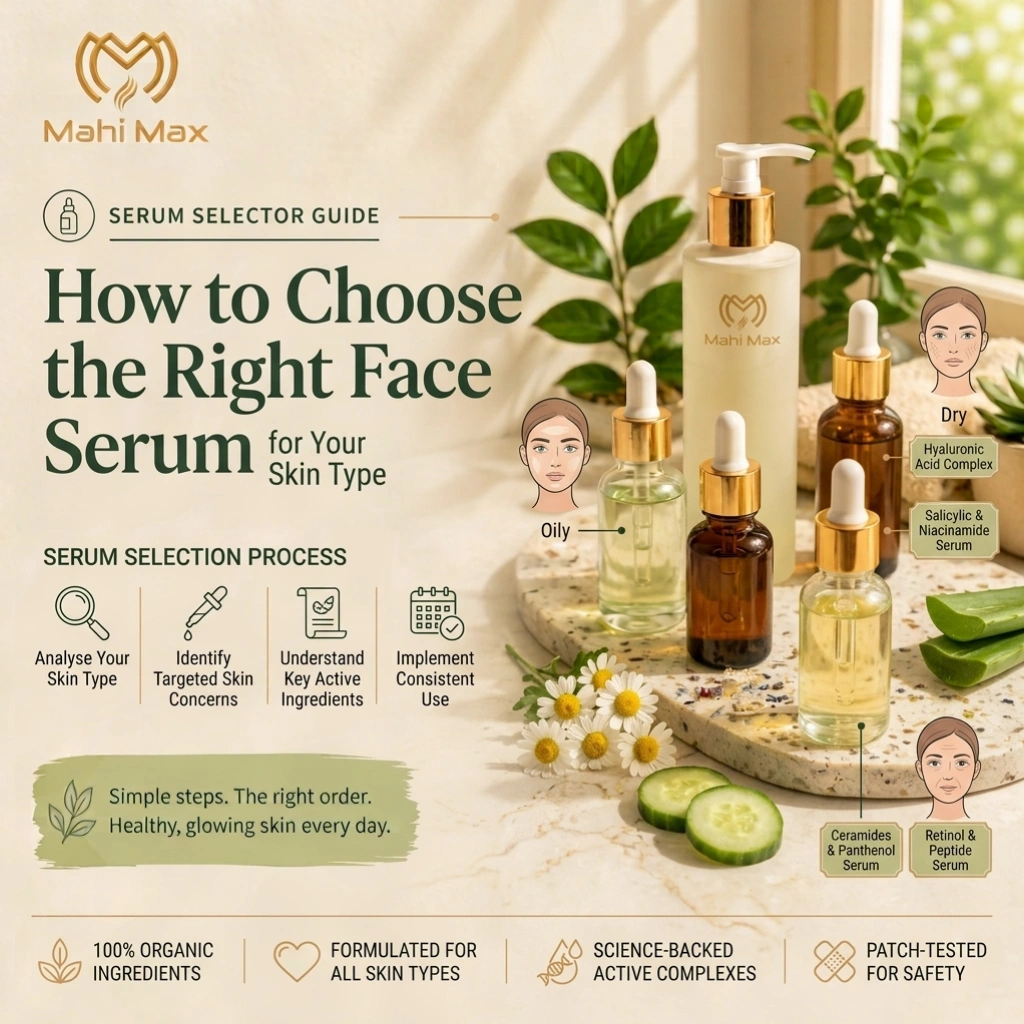 Featured Image for Blog: How to Choose the Right Face Serum for Your Skin Type