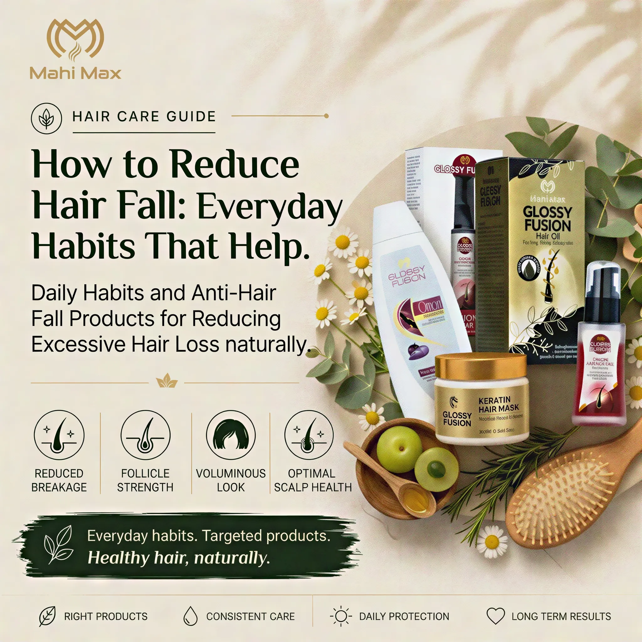 Featured Image of Blog How to Reduce Hair Fall Everyday Habits That Help